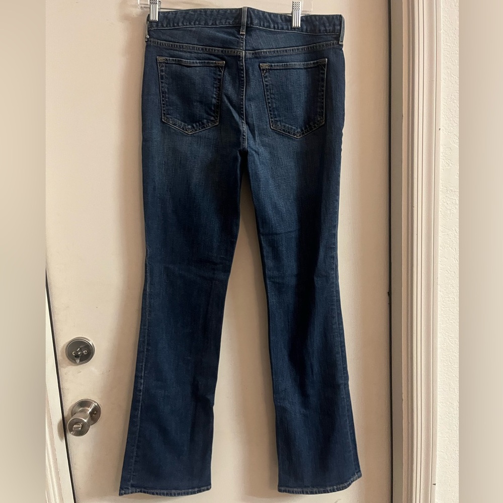 Eddie Bauer Truly Straight Boot Cut Blue Denim Jeans